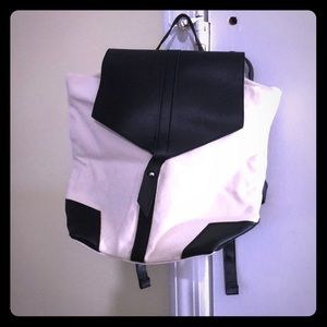 Deux Lux Black and Off White Backpack